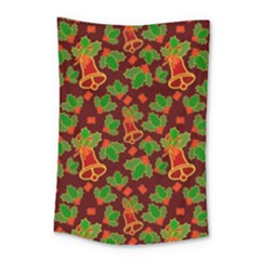 Christmas Wrapping Paper Small Tapestry by Pakjumat