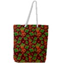 Christmas Pattern Full Print Rope Handle Tote (Large) View1