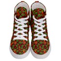 Christmas Wrapping Paper Men s Hi-Top Skate Sneakers View1