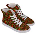 Christmas Wrapping Paper Men s Hi-Top Skate Sneakers View3