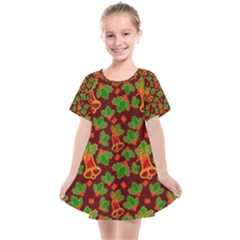 Christmas Pattern Kids  Smock Dress by Pakjumat