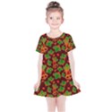 Template Christmas Pattern Kids  Simple Cotton Dress View1