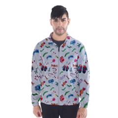 Illustration Christmas Pattern Men s Windbreaker by Pakjumat