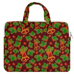 Christmas Pattern Macbook Pro 13  Double Pocket Laptop Bag by Pakjumat