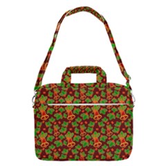 Template Christmas Pattern Macbook Pro 16  Shoulder Laptop Bag by Pakjumat