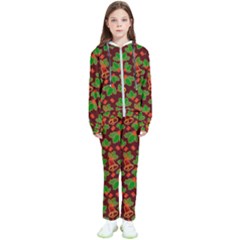 Christmas Wrapping Paper Kids  Tracksuit by Pakjumat