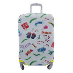 Illustration Christmas Pattern Luggage Cover (small) by Pakjumat