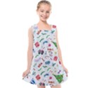 Illustration Christmas Pattern Kids  Cross Back Dress View1