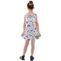 Illustration Christmas Pattern Kids  Cross Back Dress View2