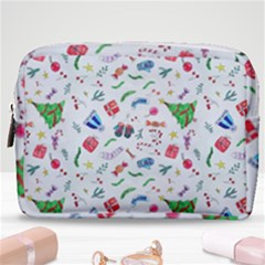 Illustration Christmas Pattern Make Up Pouch (medium) by Pakjumat