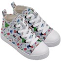 New Year Christmas Winter Kids  Mid-Top Canvas Sneakers View3