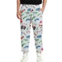 Illustration Christmas Pattern Men s Elastic Waist Pants View1