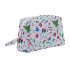 New Year Christmas Winter Wristlet Pouch Bag (medium) by Pakjumat