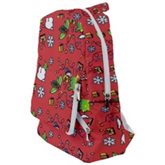 Santa Snowman Gift Holiday Travelers  Backpack by Pakjumat