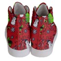 Santa Snowman Gift Holiday Men s Hi-Top Skate Sneakers View4