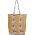 Background Stars Pattern Wallpaper Full Print Rope Handle Tote (Small) View2