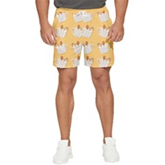 Background Stars Pattern Wallpaper Men s Runner Shorts by Pakjumat