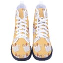 Background Stars Pattern Wallpaper Men s High-Top Canvas Sneakers View1