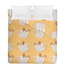 Christmas December Autumn Pattern Duvet Cover Double Side (full/ Double Size) by Pakjumat