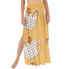 Christmas December Autumn Pattern Maxi Chiffon Tie-up Sarong