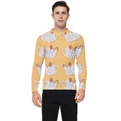 Christmas December Autumn Pattern Men s Long Sleeve Rash Guard by Pakjumat