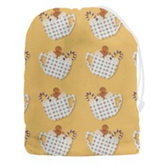 Christmas December Autumn Pattern Drawstring Pouch (3xl) by Pakjumat