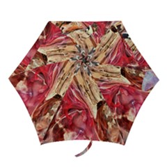 Marbling Blend  Mini Folding Umbrellas by kaleidomarblingart