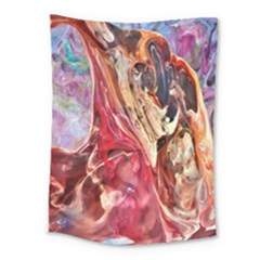 Marbling Blend  Medium Tapestry by kaleidomarblingart