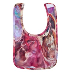 Marbling Blend  Baby Bib by kaleidomarblingart