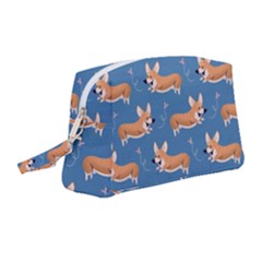 Corgi Patterns Wristlet Pouch Bag (medium) by Amaryn4rt