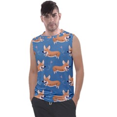 Corgi Patterns Men s Regular Tank Top by Amaryn4rt