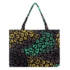 Abstract Geometric Seamless Pattern With Animal Print Medium Tote Bag by Amaryn4rt