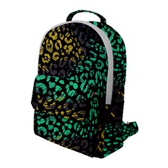 Abstract Geometric Seamless Pattern With Animal Print Flap Pocket Backpack (large) by Amaryn4rt