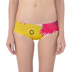 Abstract Colorful Pattern Shape Design Background Classic Bikini Bottoms by Amaryn4rt