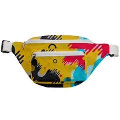 Abstract Colorful Pattern Shape Design Background Fanny Pack by Amaryn4rt