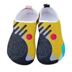 Abstract Colorful Pattern Shape Design Background Women s Sock-style Water Shoes