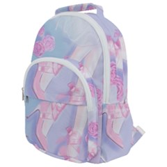 Romantic 11-14 Inch Rounded Multi Pocket Backpack by SychEva