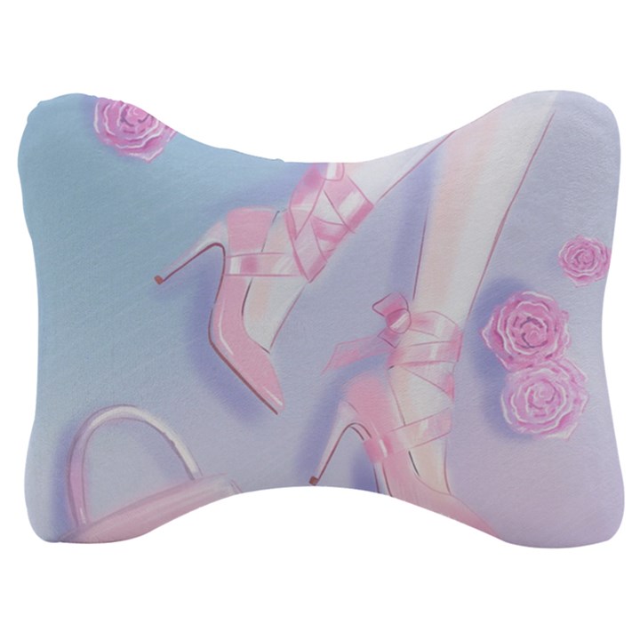 Romantic 11-14 Inch Velour Seat Head Rest Cushion