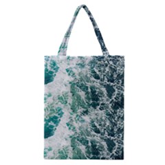 Blue Ocean Waves Classic Tote Bag by Jack14