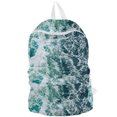 Blue Ocean Waves Foldable Lightweight Backpack by Jack14