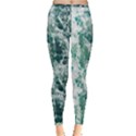 Blue Ocean Waves Inside Out Leggings View3