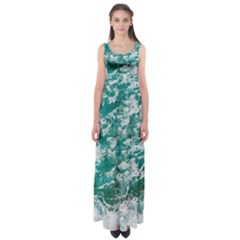 Blue Ocean Waves 2 Empire Waist Maxi Dress by Jack14