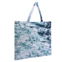 Ocean Wave Zipper Large Tote Bag View2