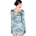 Ocean Wave Long Sleeve Velvet Bodycon Dress View2