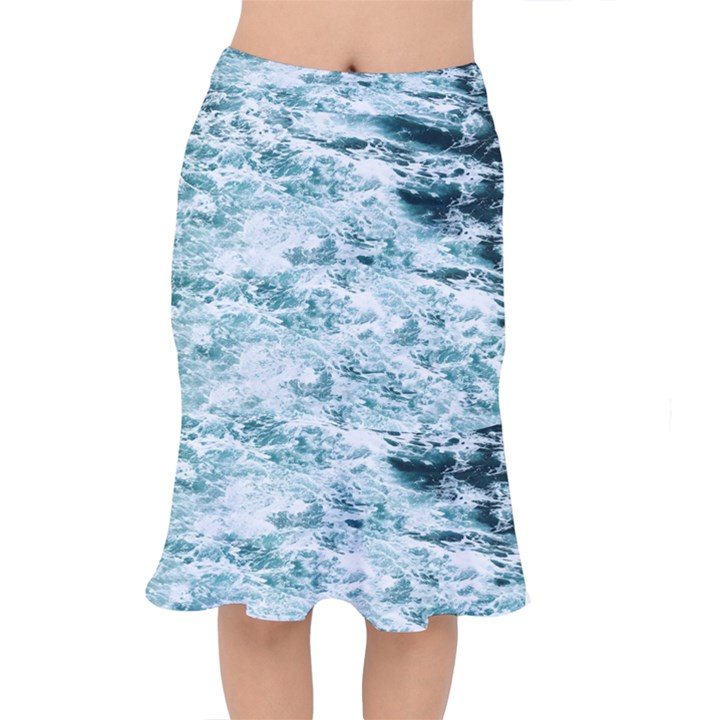 Ocean Wave Short Mermaid Skirt