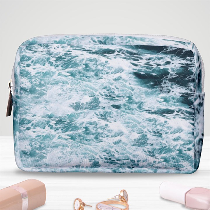 Ocean Wave Make Up Pouch (Medium)