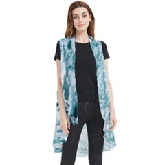 Ocean Wave Sleeveless Chiffon Waistcoat Shirt