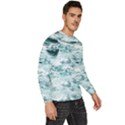 Ocean Wave Men s Fleece Sweatshirt View3