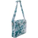 Blue Crashing Ocean Wave Cross Body Office Bag View2