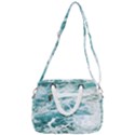 Blue Crashing Ocean Wave Rope Handles Shoulder Strap Bag View3